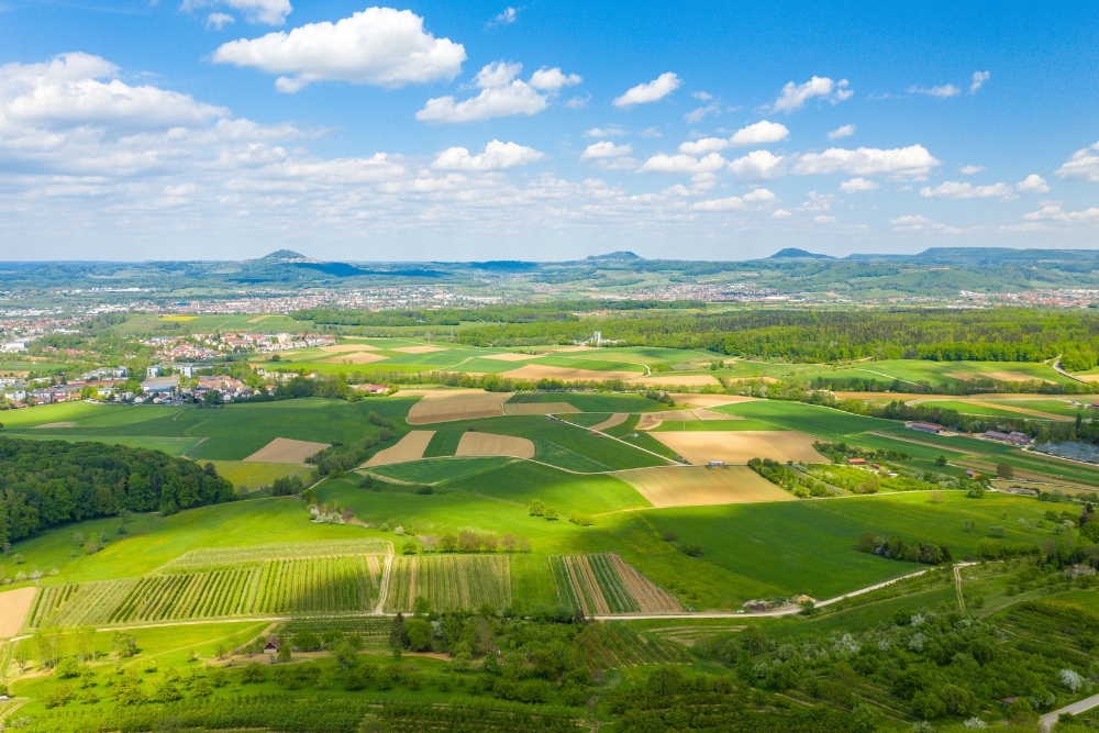 Blick auf die Drei Kaiserberge
