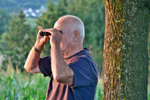 Angebote und Hilfen (Bildquelle: Pixabay) Man schaut durch ein Fernglas (Bildquelle: Pixabay)