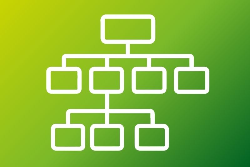 Symbolbild Organigramm