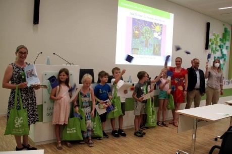 Verleihung der Preise des Europäischen Schülerwettbewerbs an die Kinder