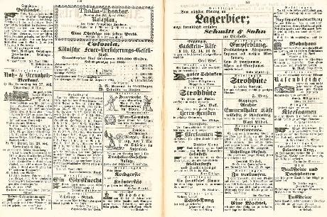Anzeigenteil des Alb- und Filsthalboten vom 22. April 1863