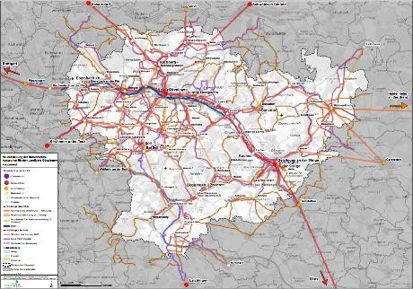Karte mit dem Radverkehrsnetz im Landkreis Göppingen Karte mit dem Radverkehrsnetz im Landkreis Göppingen