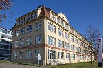 Gebäudeansicht ehemaliges Zweigwerk Salamander AG in Göppingen-Faurndau (Foto: Susanne Rauh)