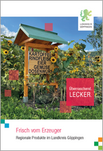 Titelblatt Frisch vom Erzeuger, Regionale Produkte im Landkreis Göppingen